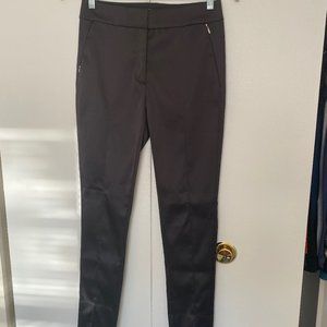 H&M Black Suit Pants with Slit Front